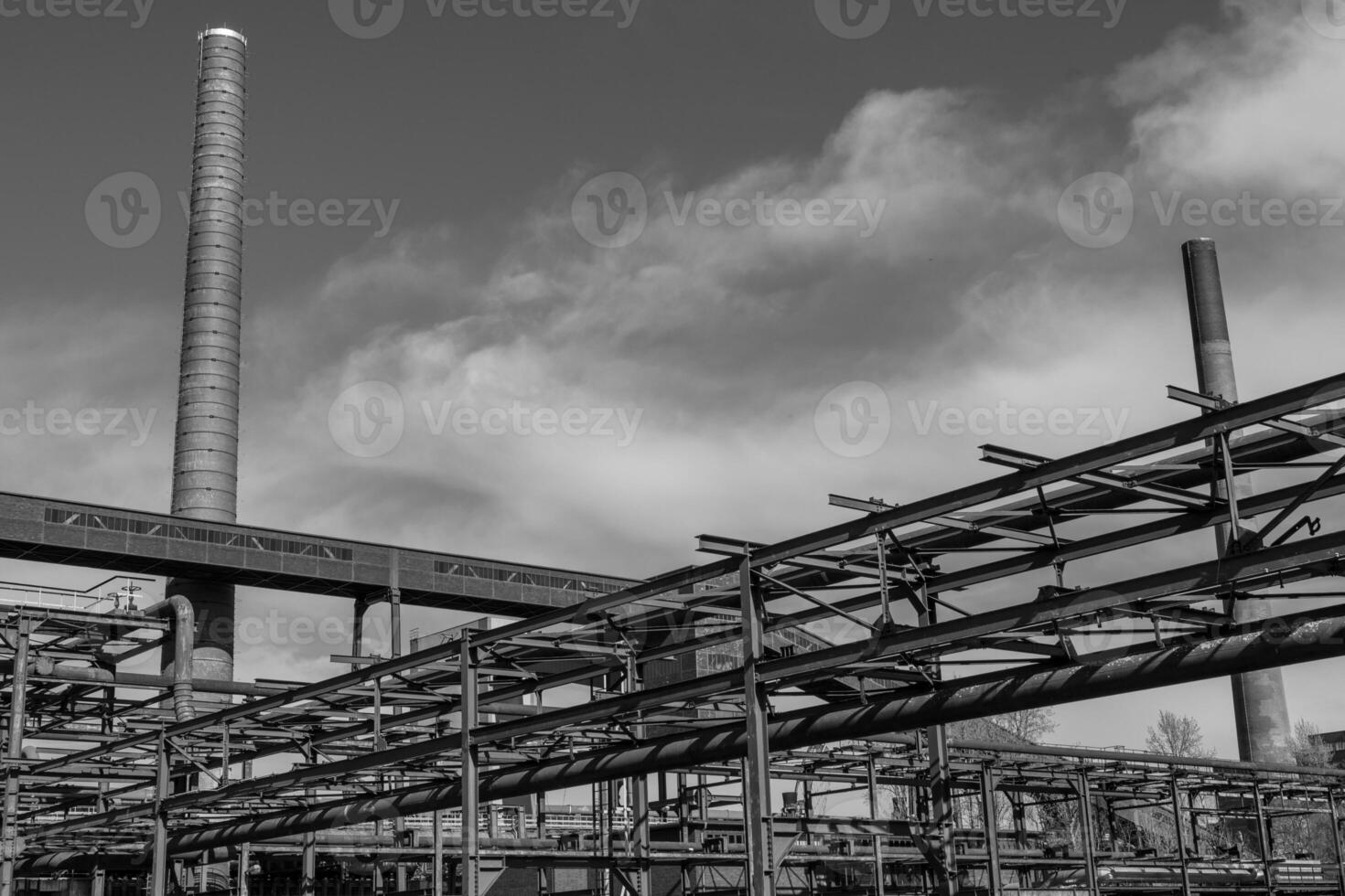 old colliery in the german ruhr aerea photo