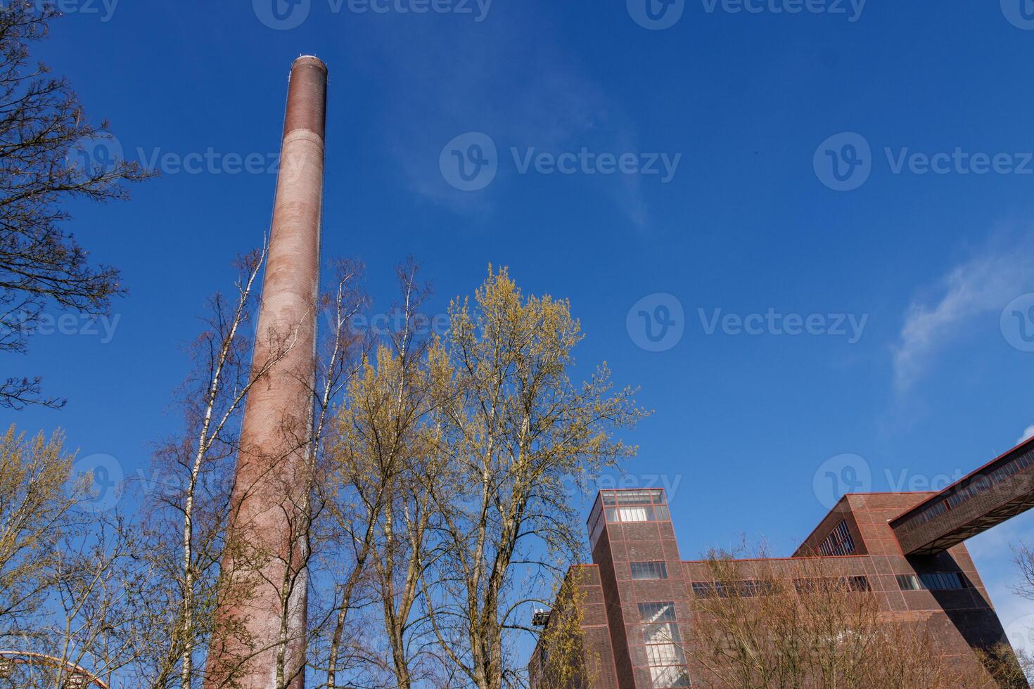 primavera hora en el alemán ruhr aerea foto