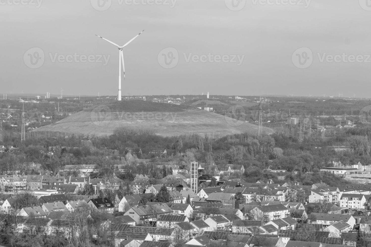 primavera hora en el alemán ruhr aerea foto