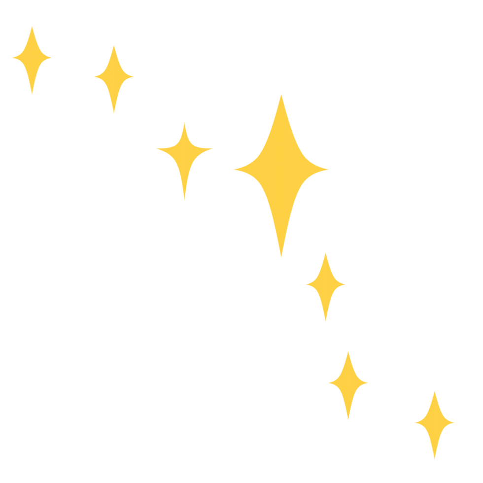 geel ster sparkles png