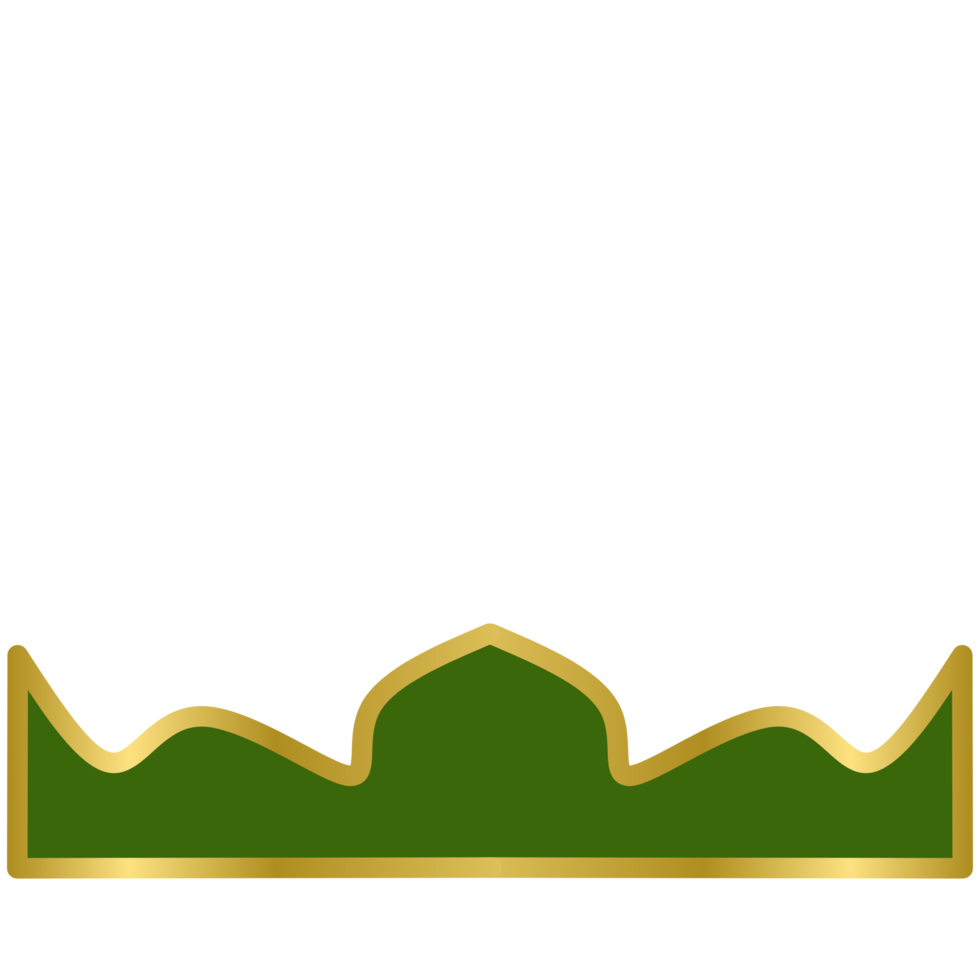 Green islamic border png
