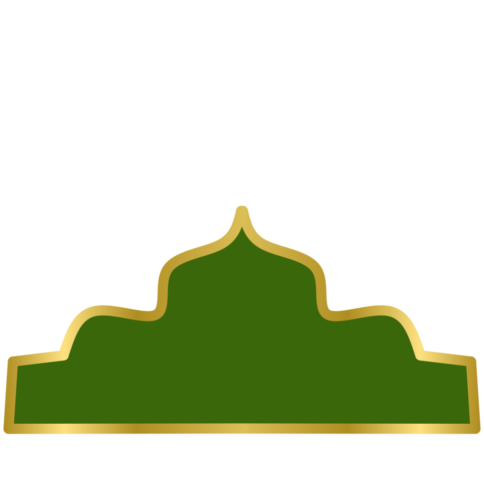 Green islamic border png