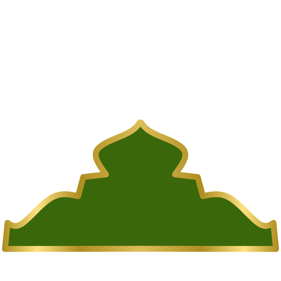 Green islamic border png