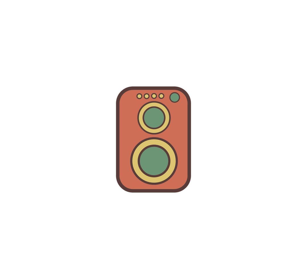 sonido retro icono vector diseño