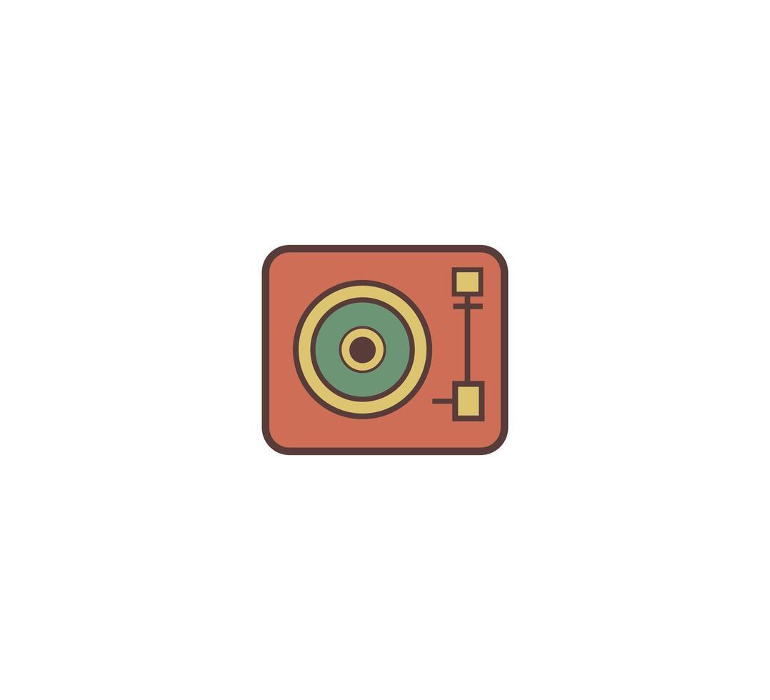 Music Retro Icon Vector Design