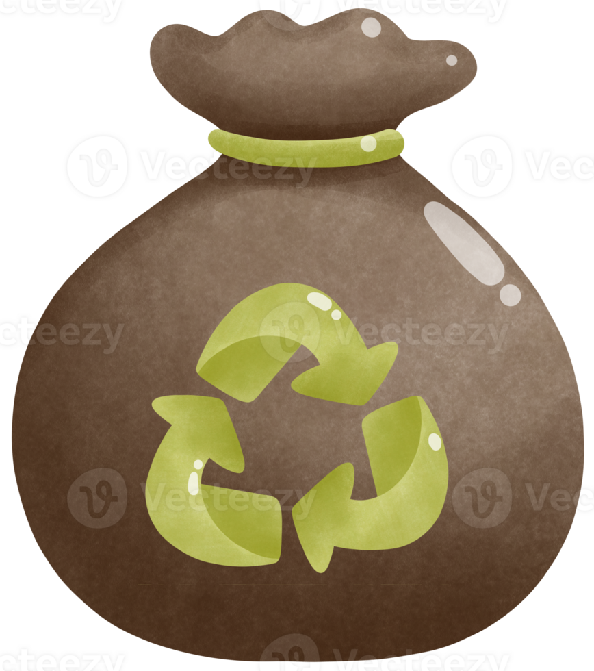 Recycle Garbage bag png