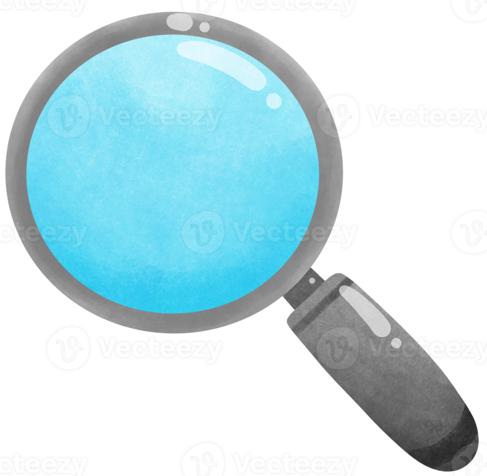 Magnifying glass Flat illustration png