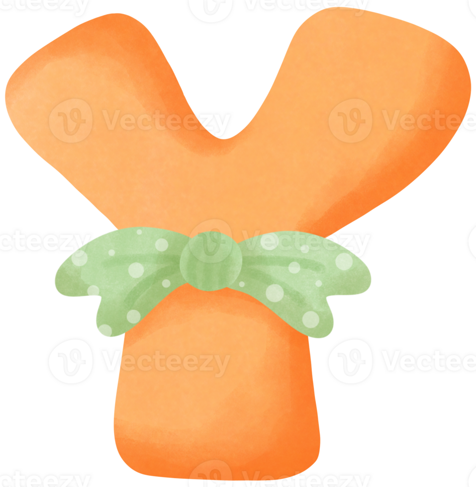 Ribbon with Alphabet letter Y png