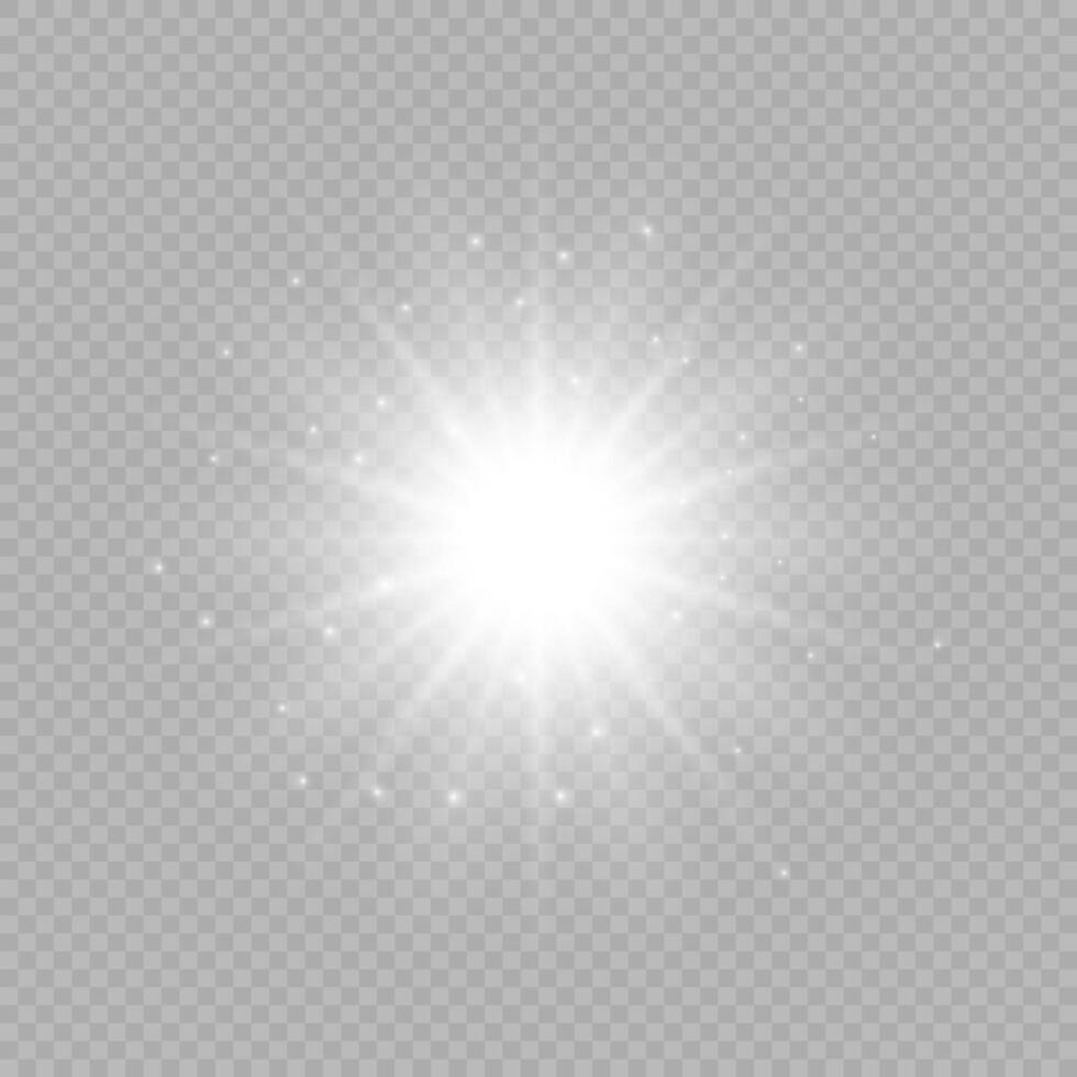 Light effect of lens flares vector