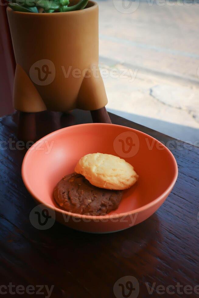 galletas , vainilla Galleta y chocolate Galleta foto