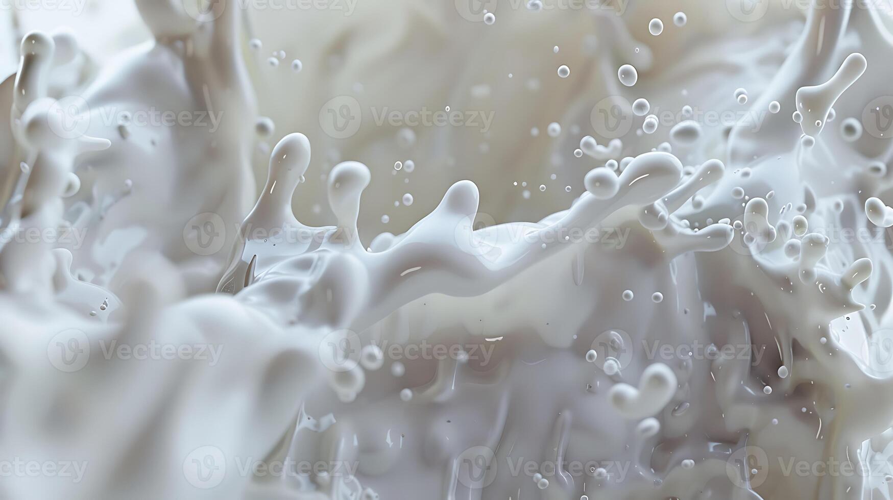 AI generated milk splash photo