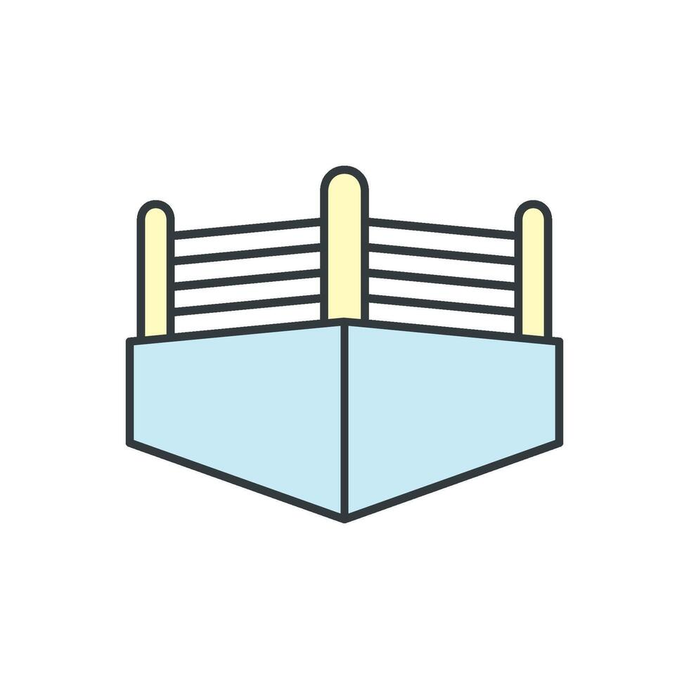 Boxing ring icon vector design templates simple and modern