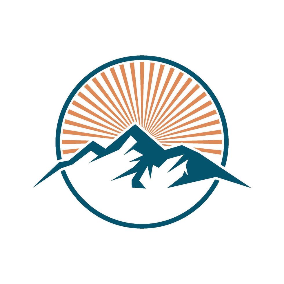 Mountain logo vector design templates simple and modern