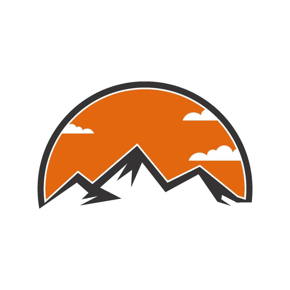 Mountain logo vector design templates simple and modern