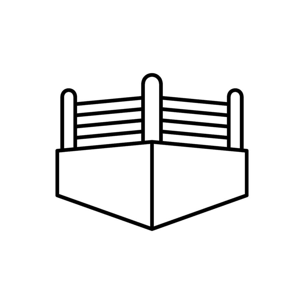 Boxing ring icon vector design templates simple and modern