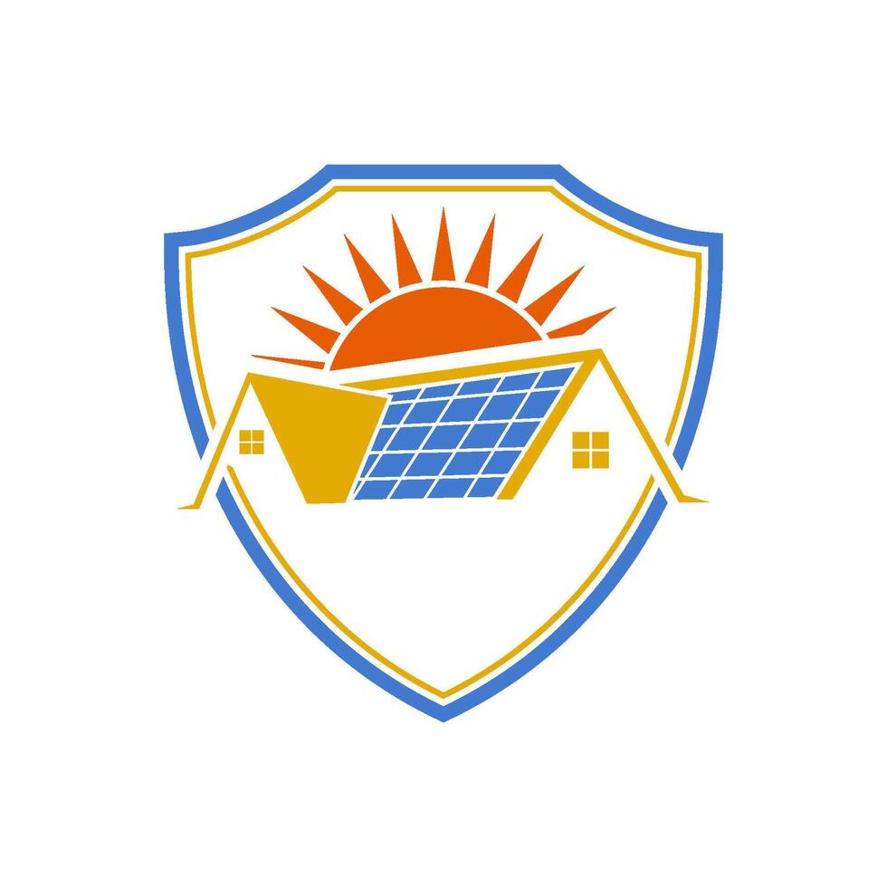 Solar Panel vector design templates simple and modern
