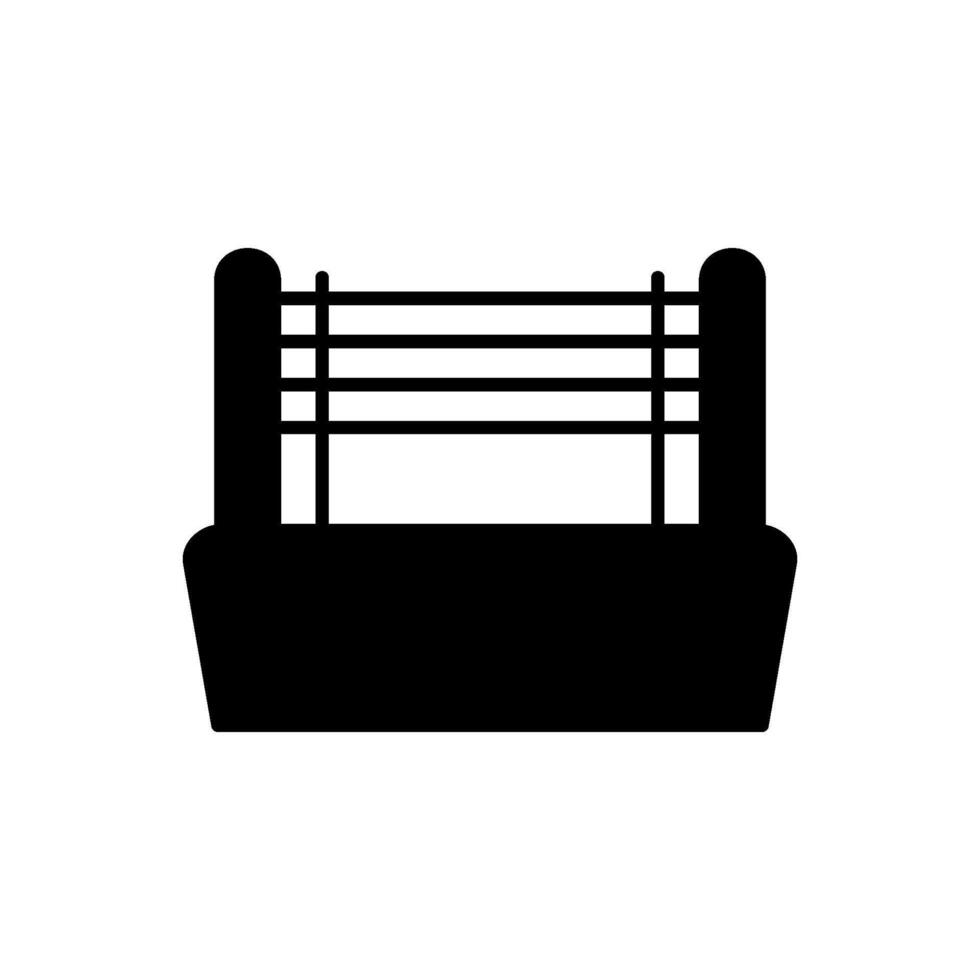 boxeo anillo icono vector diseño plantillas sencillo y moderno