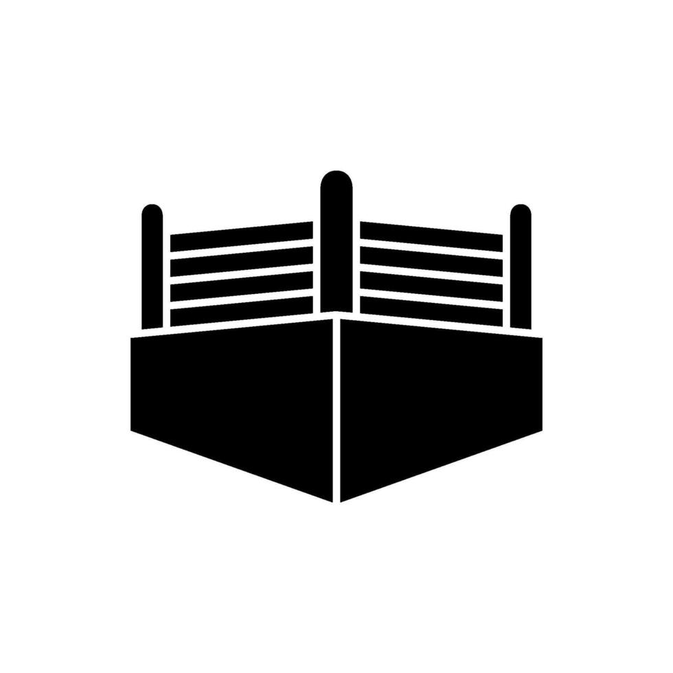 boxeo anillo icono vector diseño plantillas sencillo y moderno