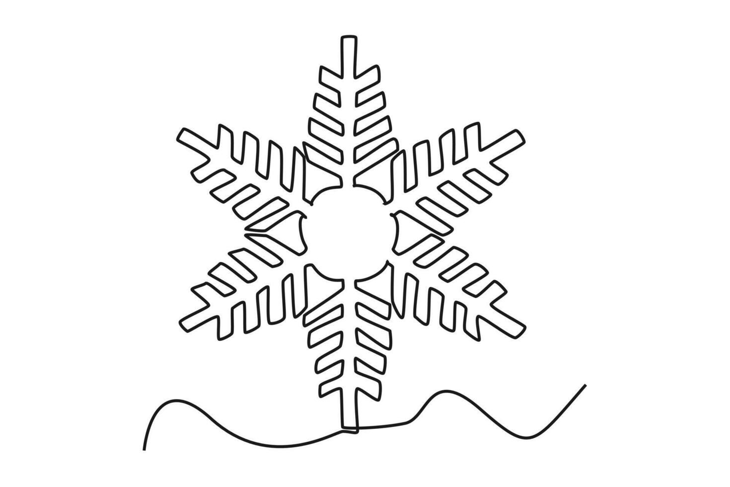 One continuous line drawing of Cute weather phenomena concept. Doodle vector illustration in simple linear style.
