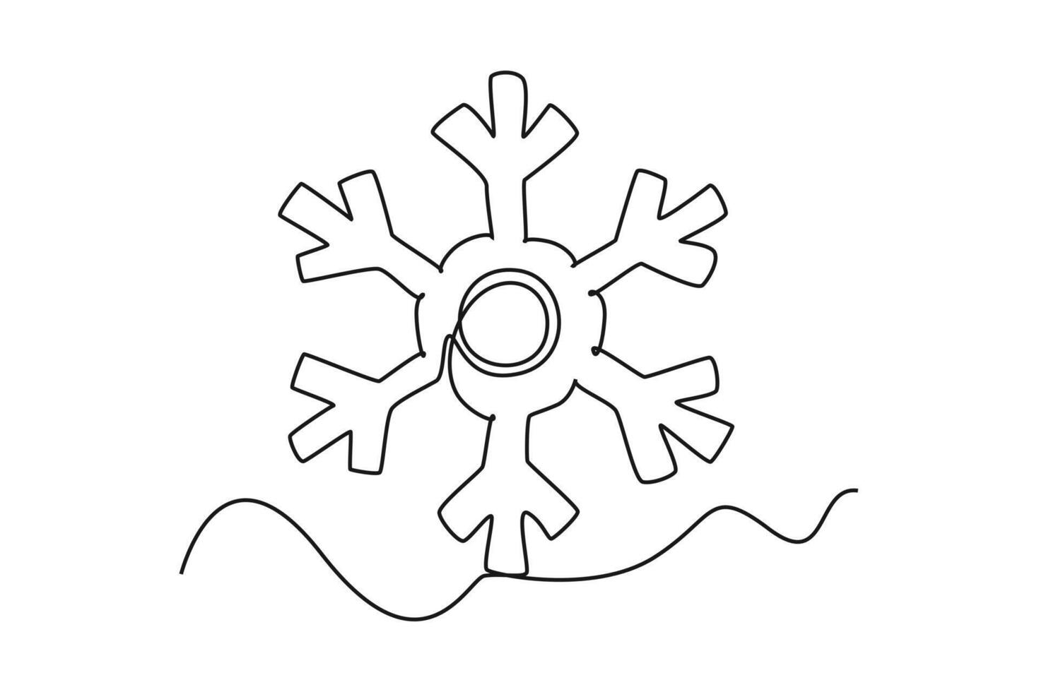 One continuous line drawing of Cute weather phenomena concept. Doodle vector illustration in simple linear style.
