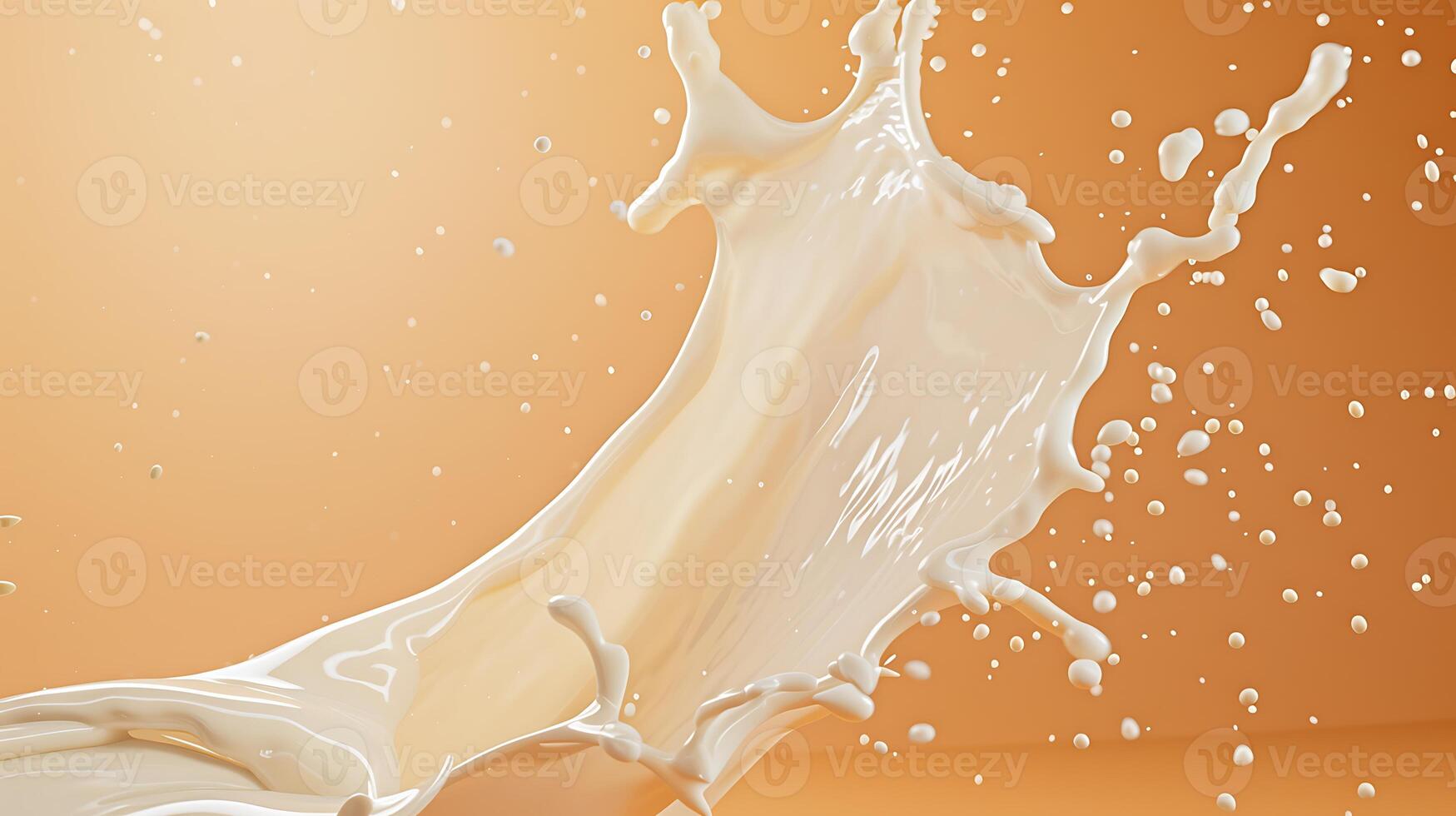 AI generated milk splash photo