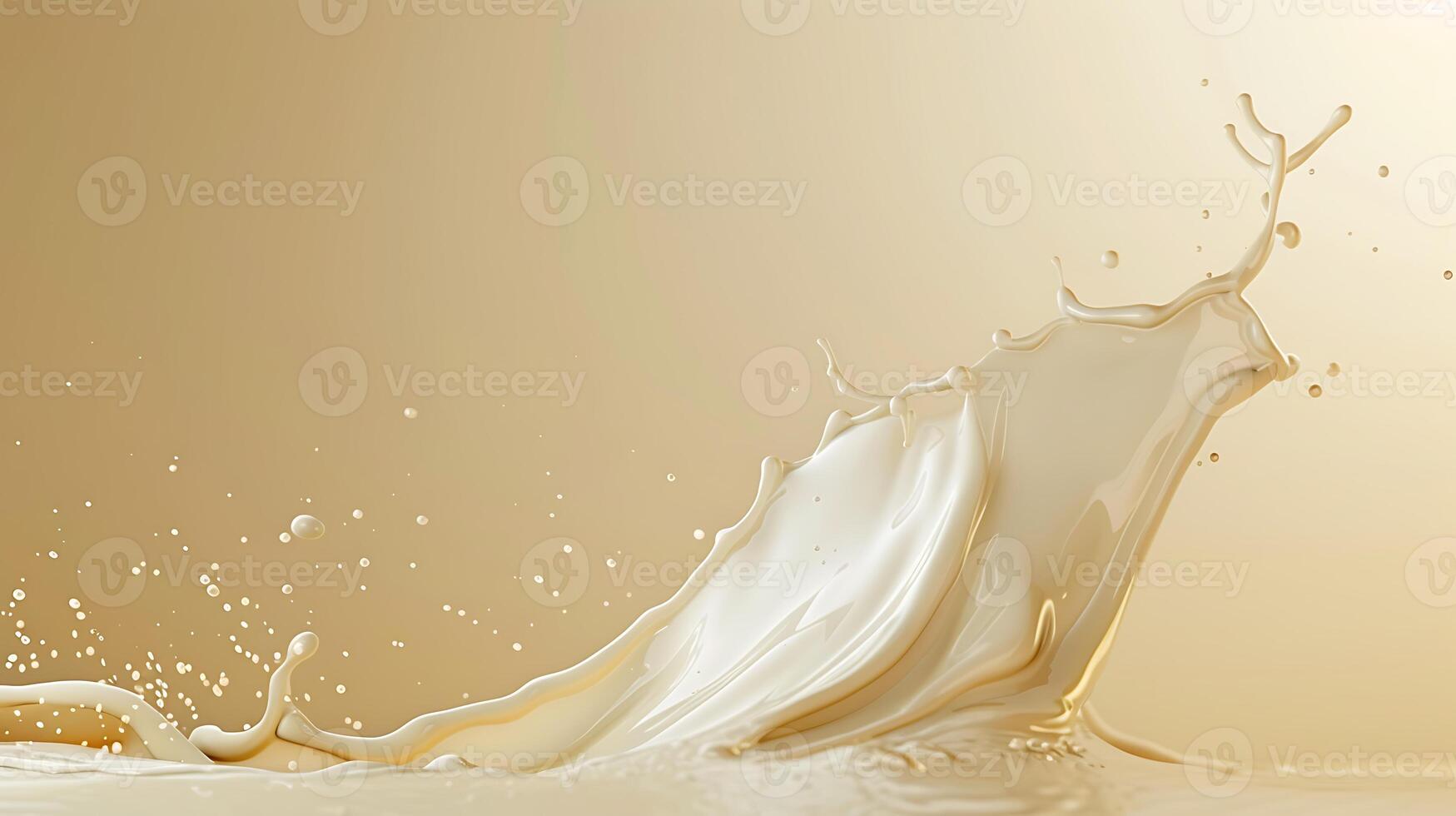 AI generated milk splash photo