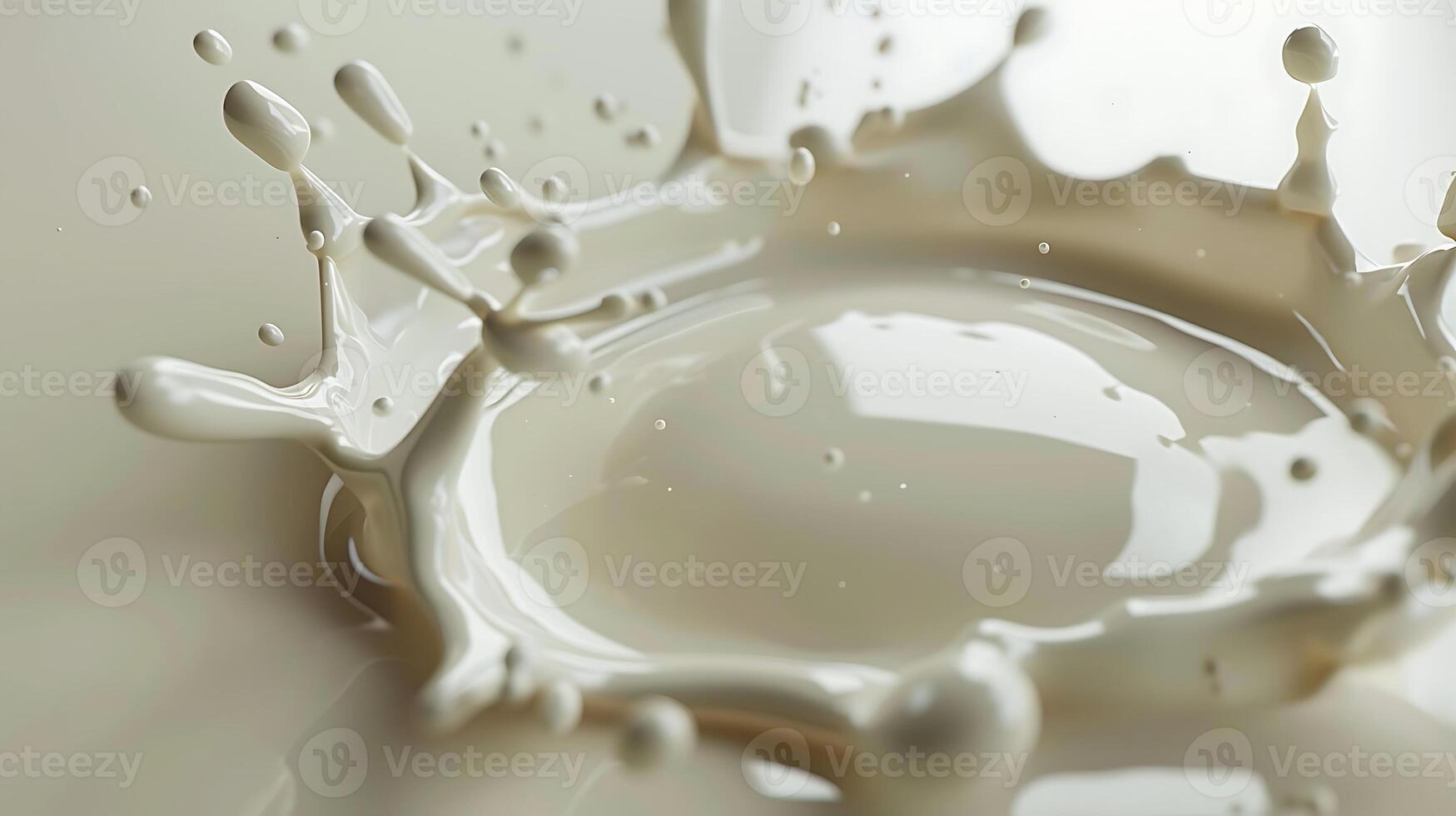 AI generated milk splash photo