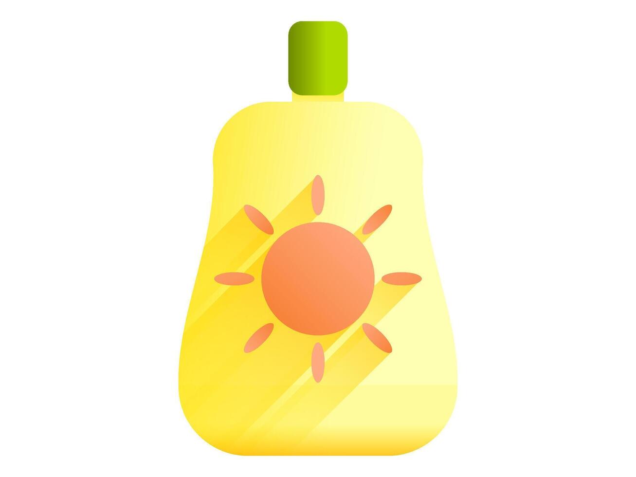 3d summer time element illustration for vacation or holiday in summertime and party relax or trip in seasonal festival vector
