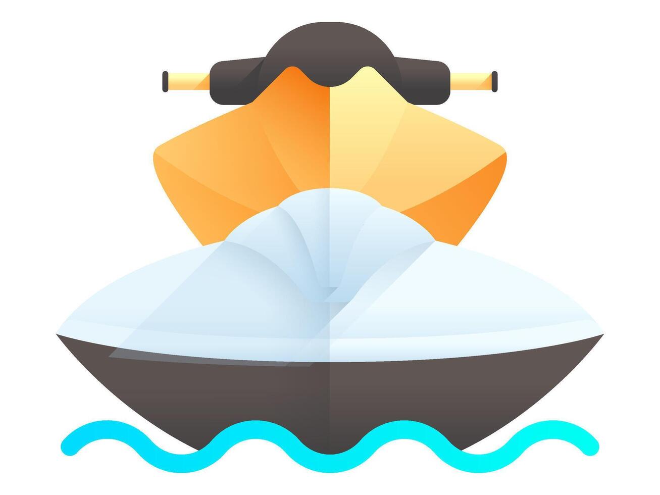 3d summer time element illustration for vacation or holiday in summertime and party relax or trip in seasonal festival vector