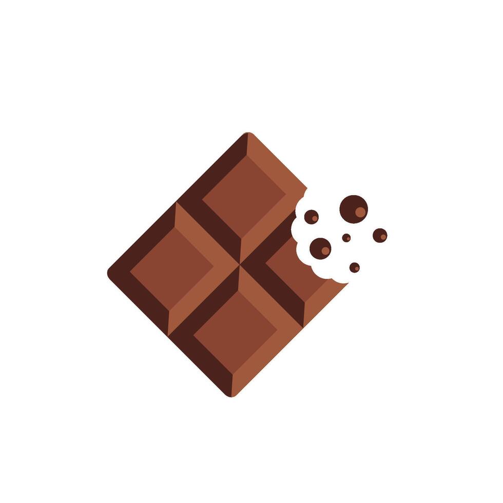chocolate bar icon vector