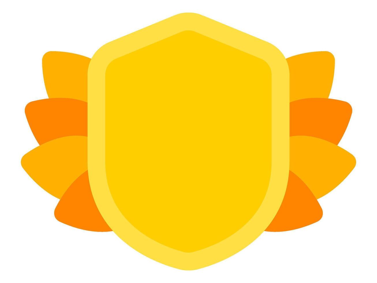 reward and badges design, achievement series victory emblem combination vector