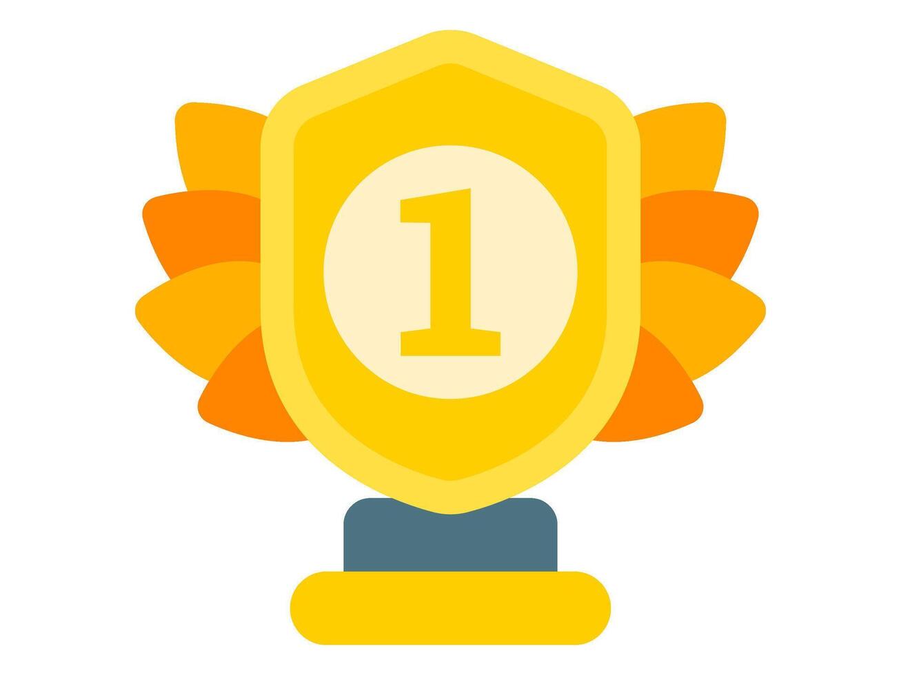 reward and badges design, achievement series victory emblem combination vector