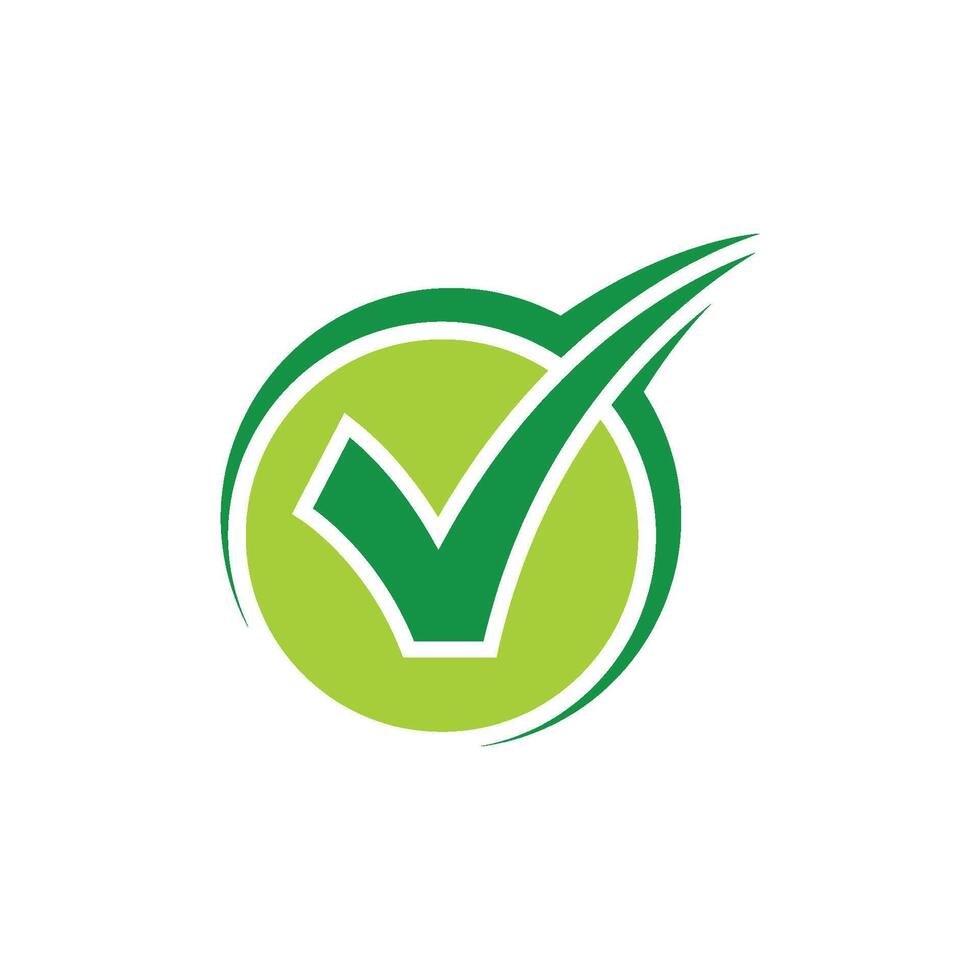 diseño de icono de logotipo de lista de verificación aislado vector