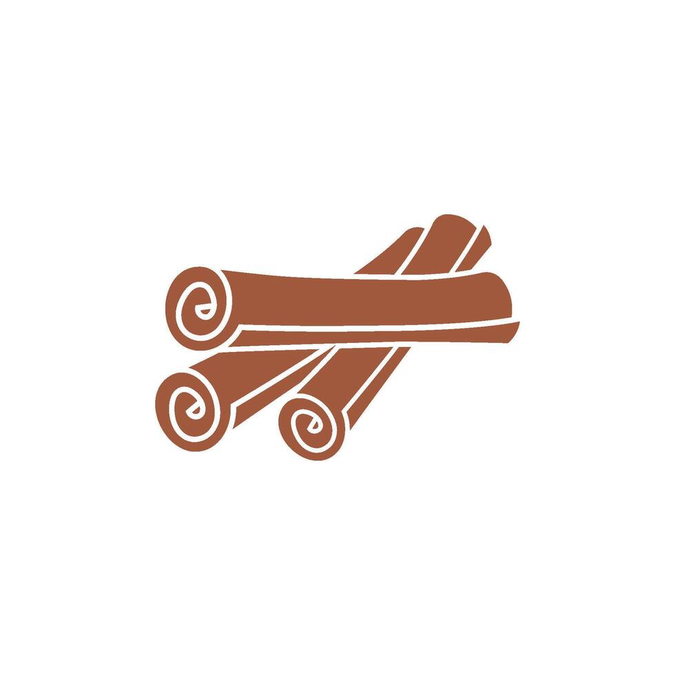 cinnamon icon design vector