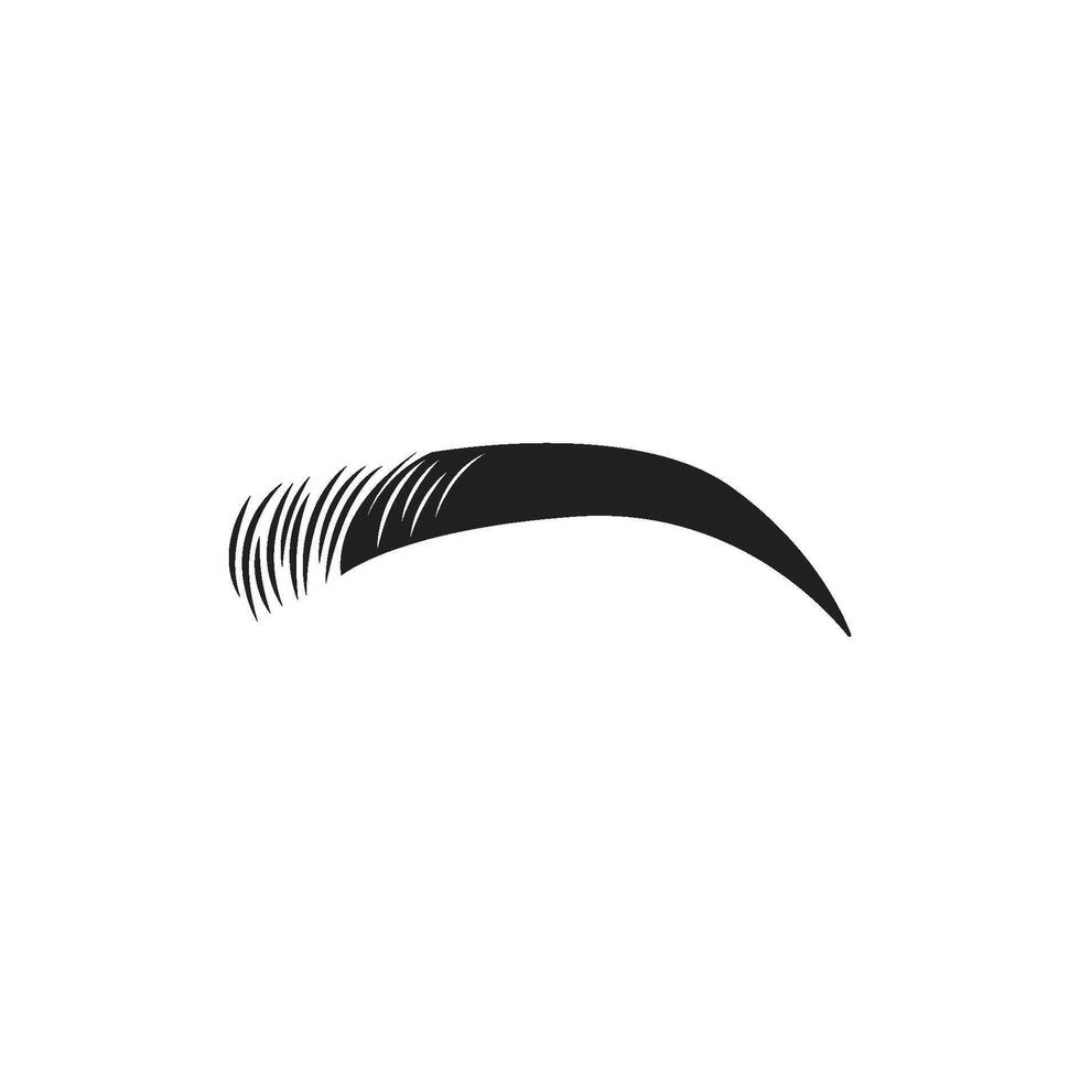 eyebrow icon vector