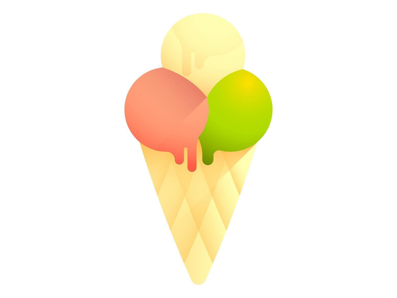 3d summer time element illustration for vacation or holiday in summertime and party relax or trip in seasonal festival vector