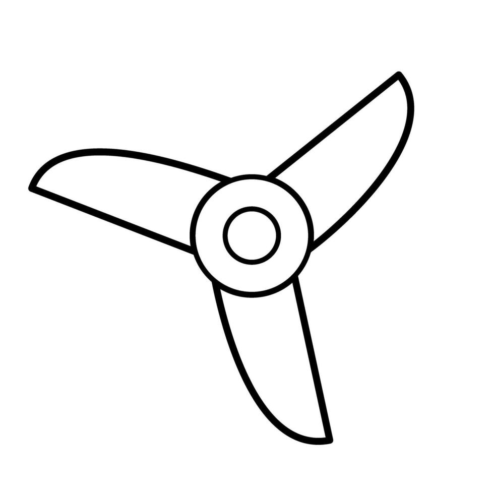 hélice icono vector colocar. tornillo ilustración signo. espada símbolo o logo.