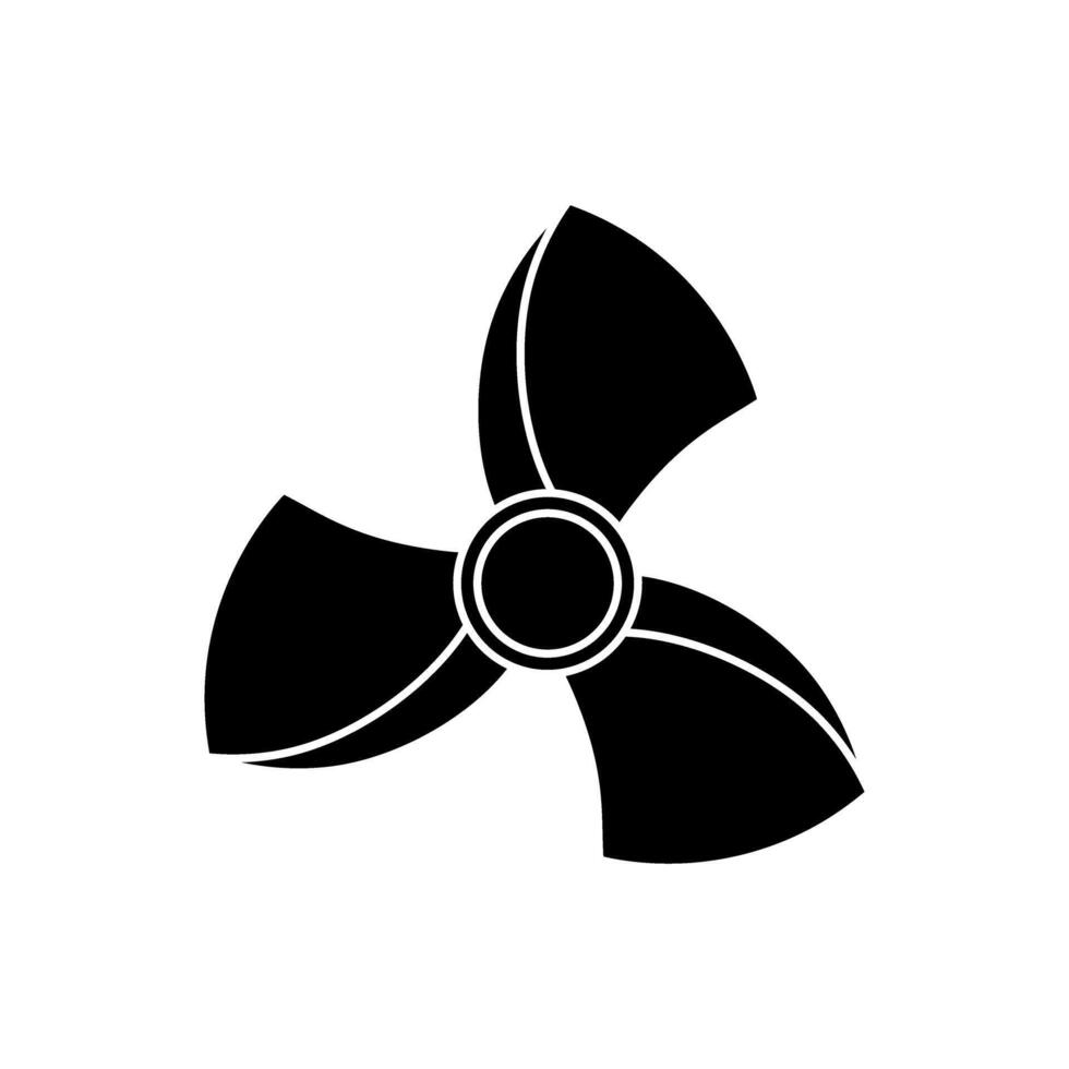 Propeller icon vector set. Screw illustration sign. Blade symbol or logo.