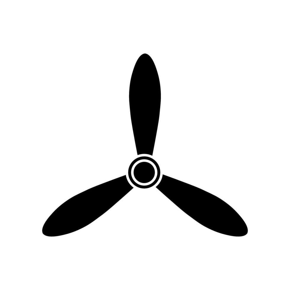 Propeller icon vector set. Screw illustration sign. Blade symbol or logo.