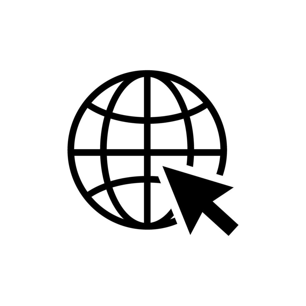 sitio web vector icono. www ilustración signo. sitio símbolo. Internet logo.