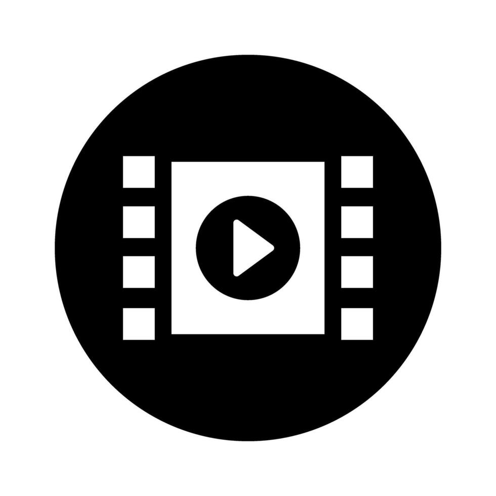 Play video icon vector. Media player illustration sign. Video symbol. Play logo. vector