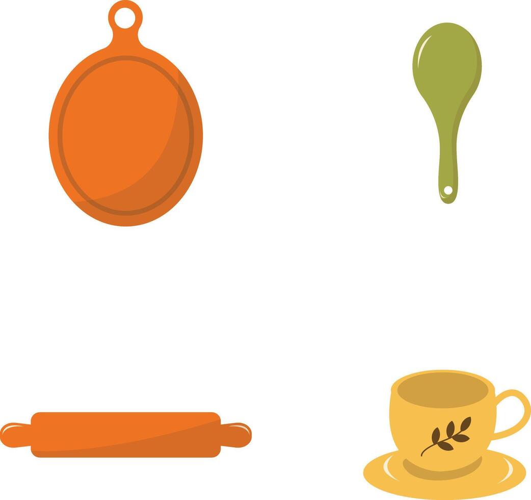 Kitchen Appliances Illustration Collection. vector