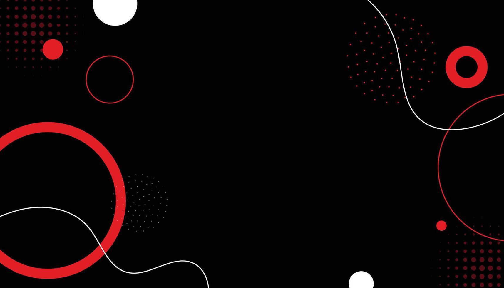 trama de semitonos estilo memphis rojo negro antecedentes en moderno diseño vector