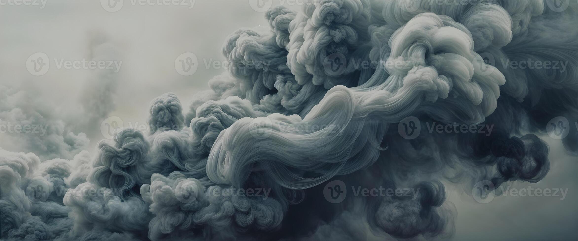 AI generated a cloud of smoke is shown in the sky photo