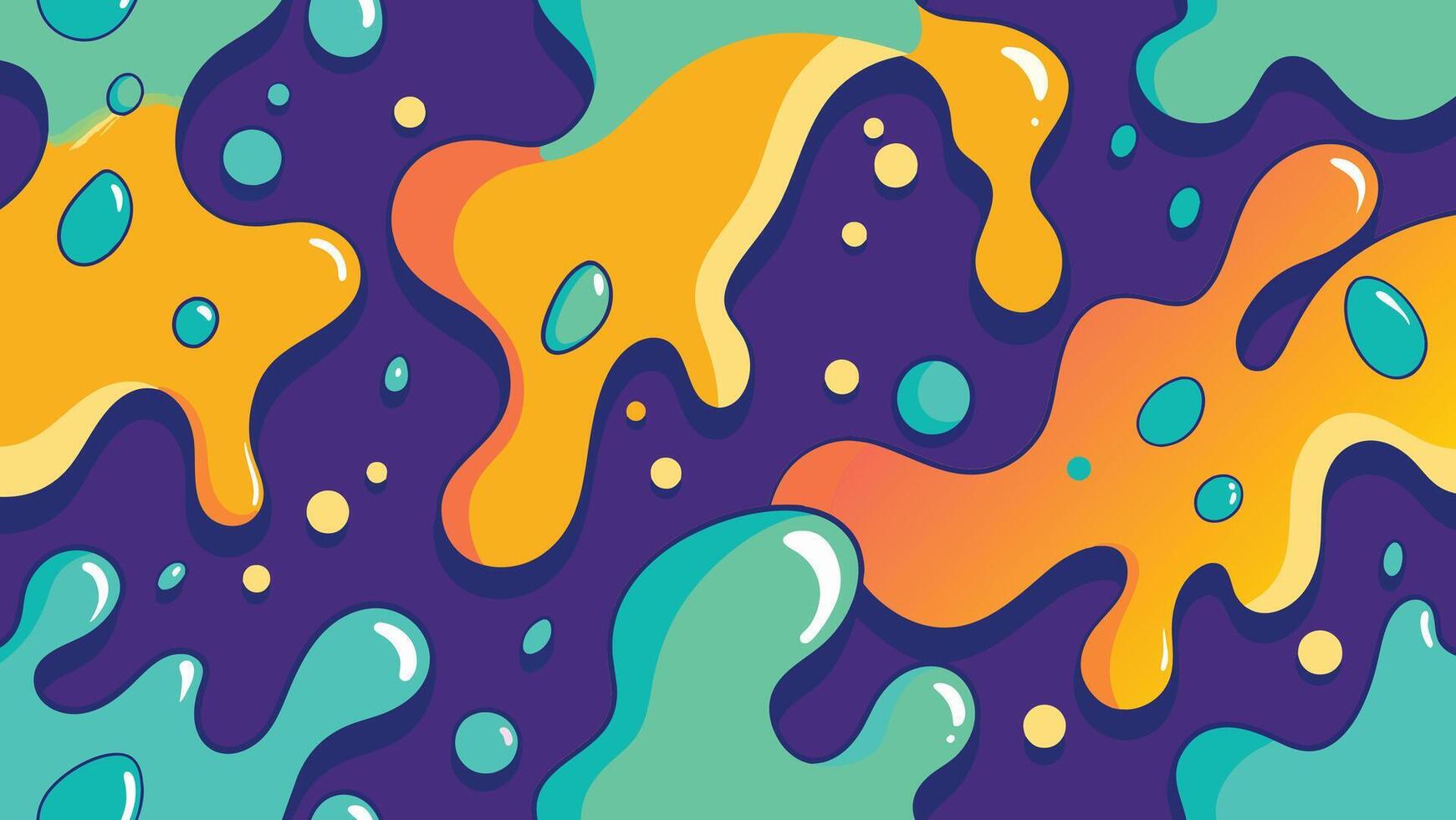 abstract background with splashes and drops of paint. vector illustration