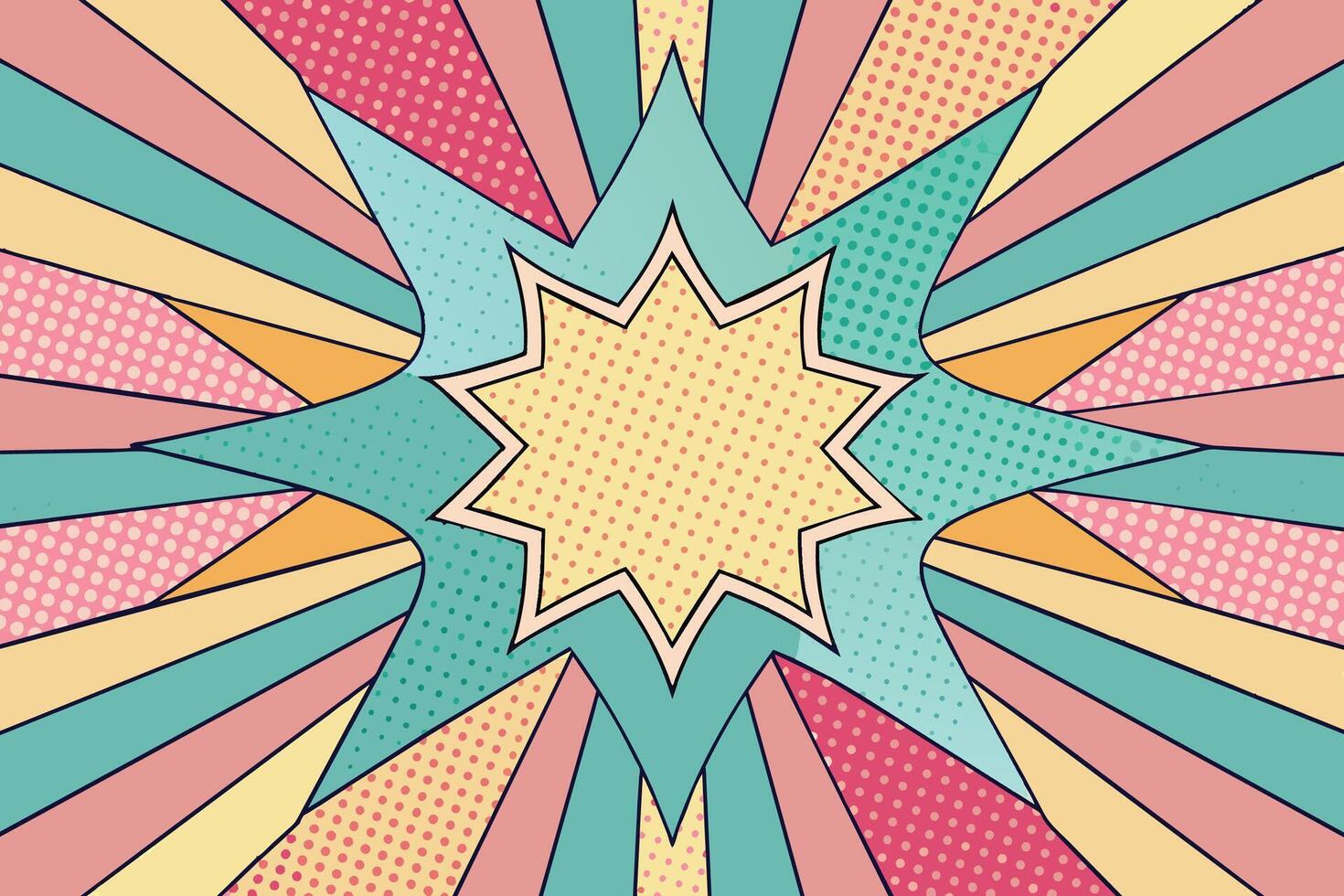 Pop art design, vector illustration Comics book background.