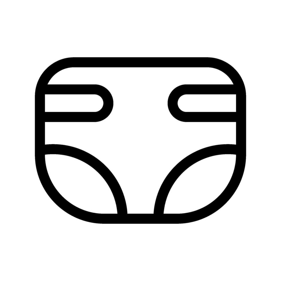 Diaper Icon Vector Symbol Design Illustration