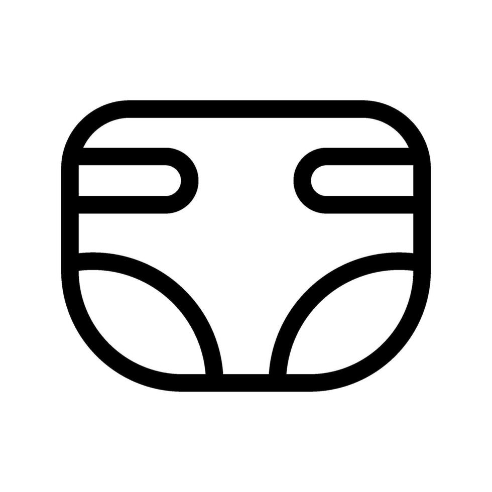 Diaper Icon Vector Symbol Design Illustration