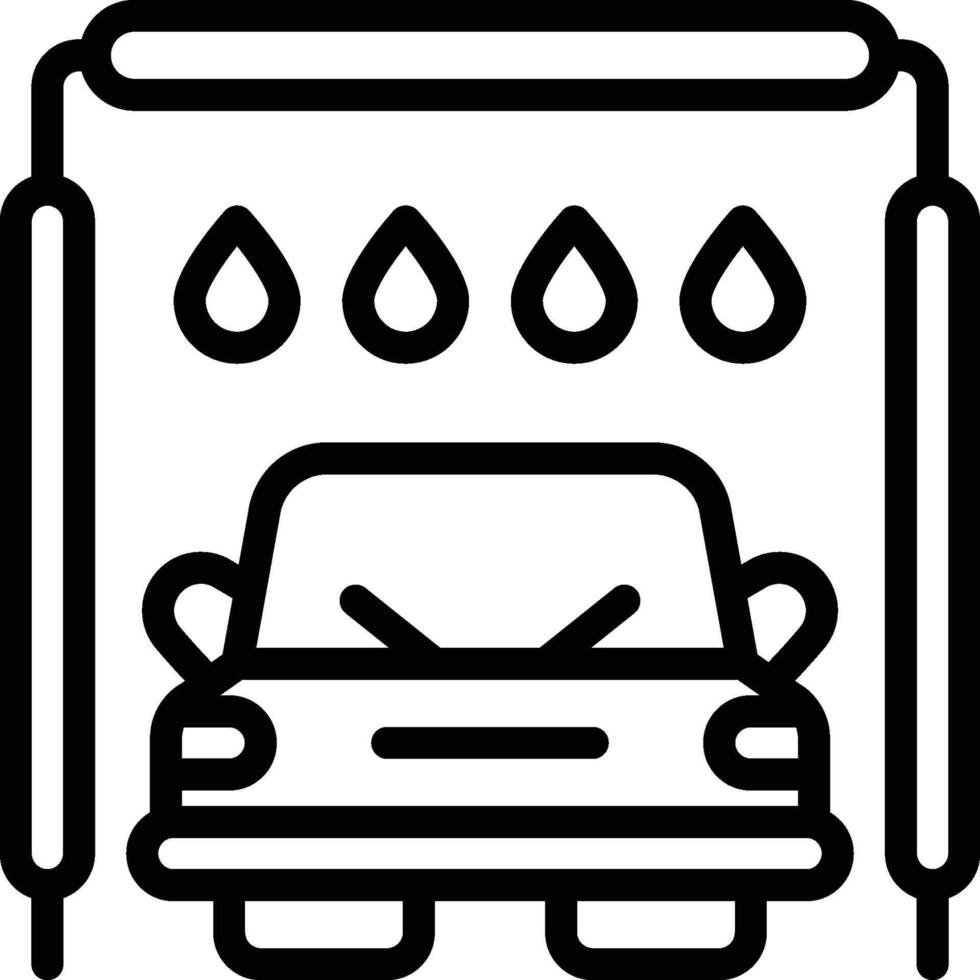Car Wash Icon. Waterless Car Wash vector