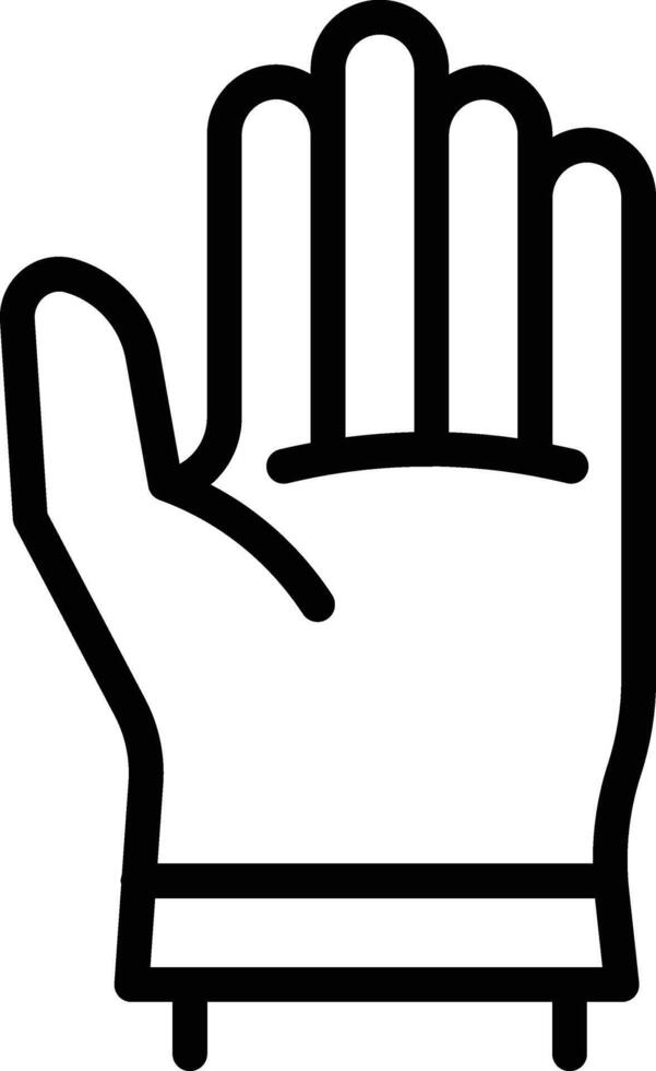 glove icon. Barber Gloves Icon vector